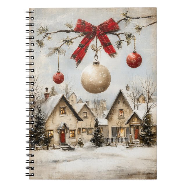 Cuaderno Festive Christmas Notebook – Holiday Journal (Frente)