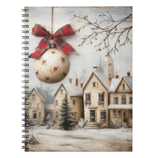 Cuaderno Festive Christmas Notebook – Holiday Journal (Frente)