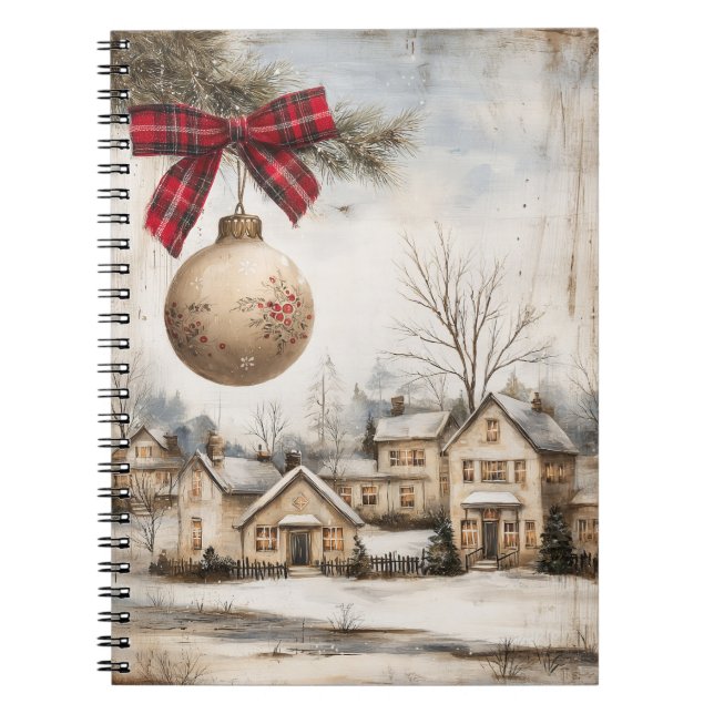 Cuaderno Festive Christmas Notebook – Holiday Journal (Frente)
