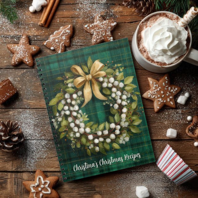 Cuaderno Festive Christmas Pattern Recipe  (Subido por el creador)