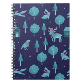Cuaderno Festive Winter Animals