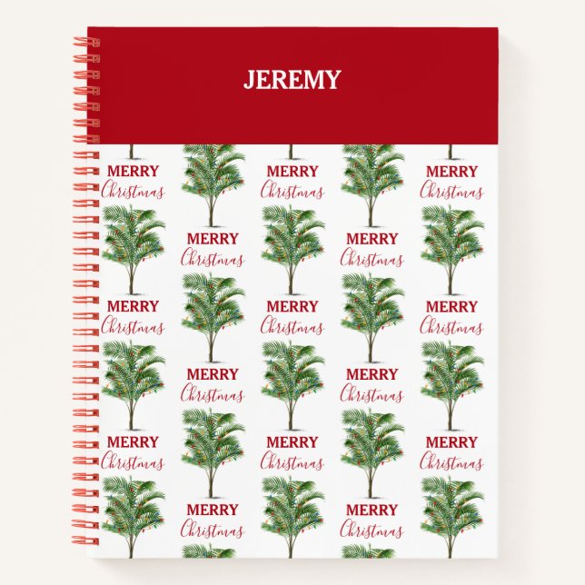 Cuaderno Festividad del árbol de la palmera tropical (Anverso)