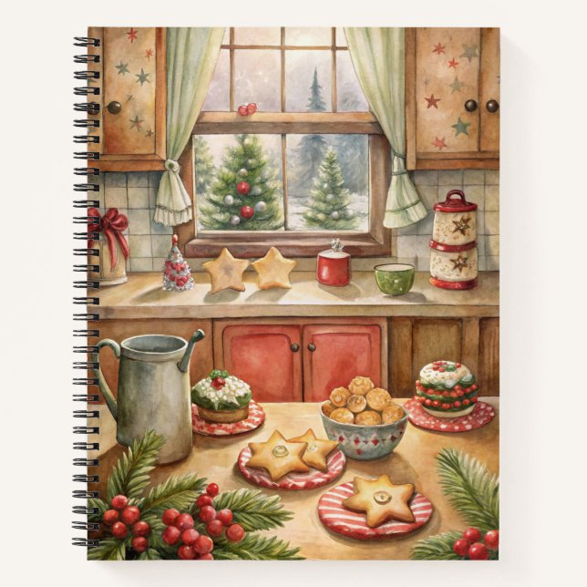 Cuaderno festivo de Navidad – Diario de fiestas (Anverso)