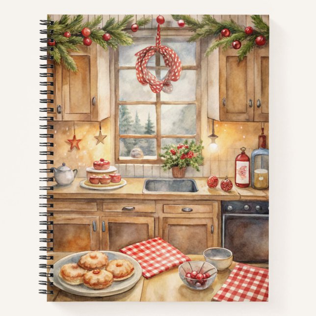 Cuaderno festivo de Navidad – Diario de fiestas (Anverso)