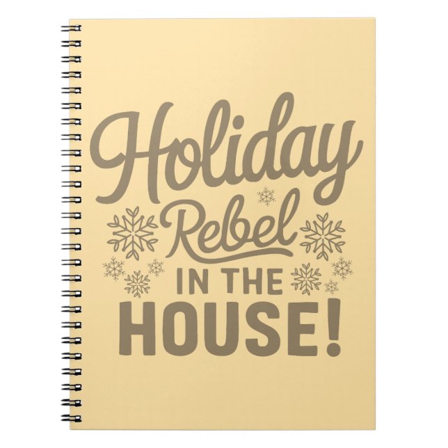 Cuaderno festivo divertido (Frente)