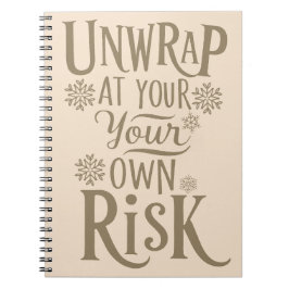 Cuaderno festivo divertido