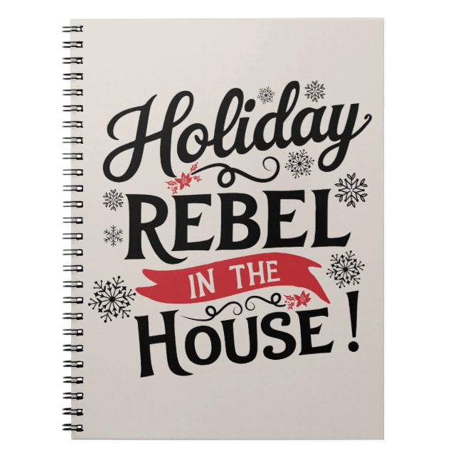 Cuaderno festivo divertido (Frente)