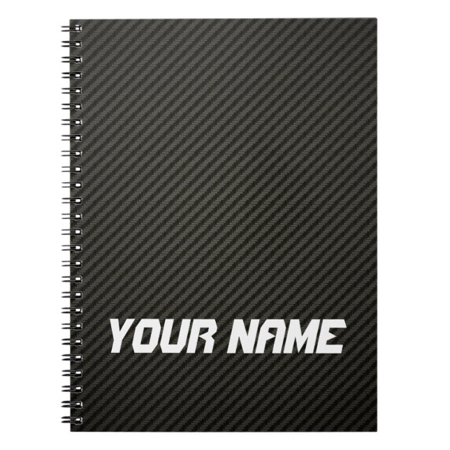 Cuaderno Fibra de carbono (Frente)
