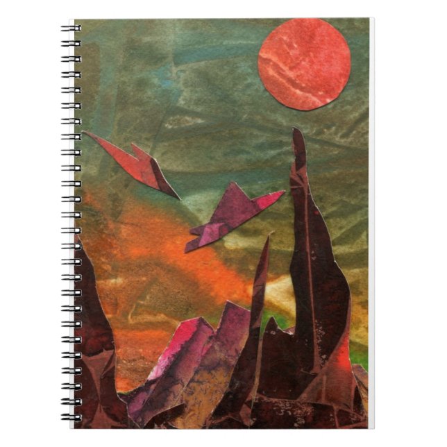 Cuaderno Ficción "Aves de Fuego" formas de vida alienígenas (Frente)