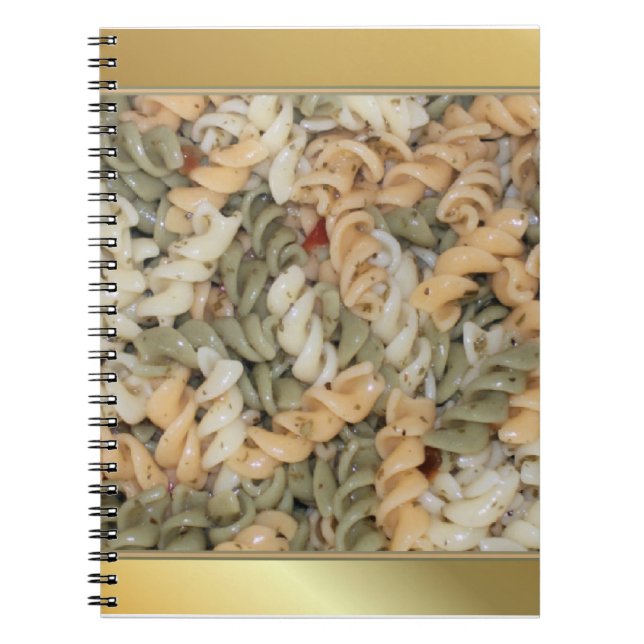 Cuaderno Fideos de la pasta dorada (Frente)