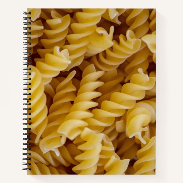 Cuaderno Fideos de Pasta Fusilli (Anverso)