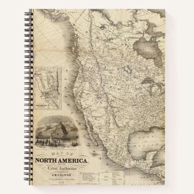 Cuaderno Fiebre del Oro en California (Anverso)