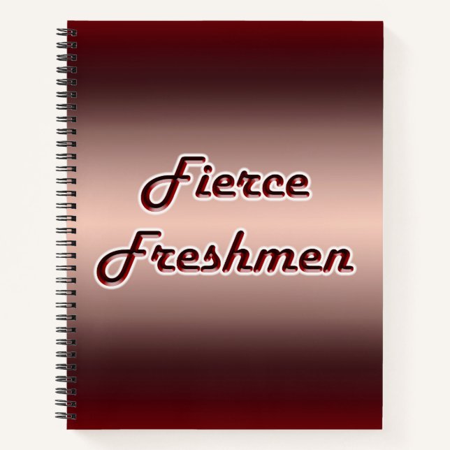 Cuaderno Fierce Freshmen (Anverso)
