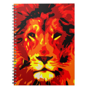 Cuaderno Fierce León Rojo