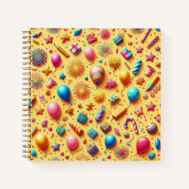 Cuaderno Fiesta amarillo