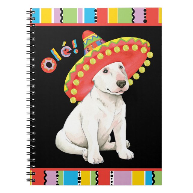 Cuaderno Fiesta Bull Terrier (Frente)