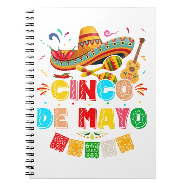 Cuaderno Fiesta Cinco de Mayo (Frente)