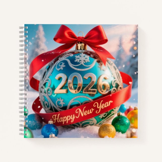 Cuaderno Fiesta de Año Nuevo 2026 (Anverso)