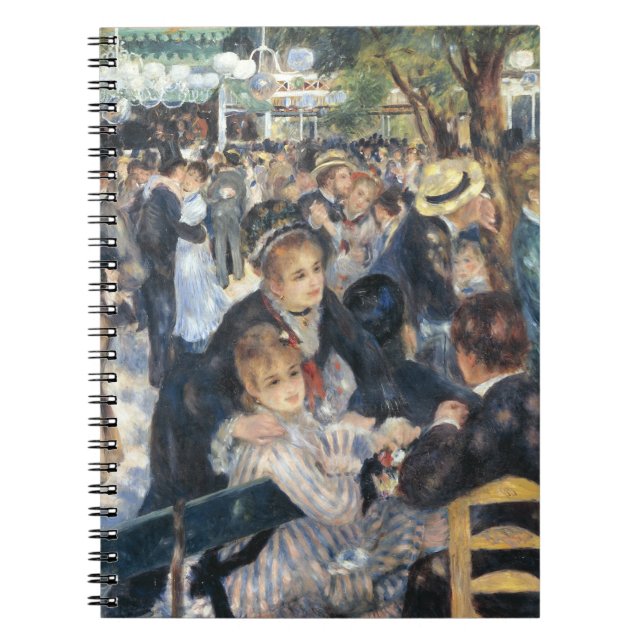 Cuaderno Fiesta de baile Renoir Moulin Galette (Frente)