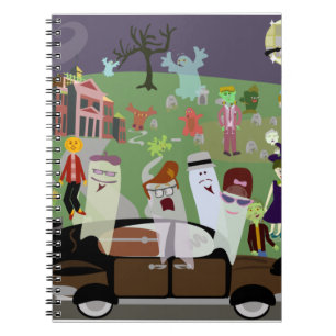 Cuaderno Fiesta de cementerio de Halloween