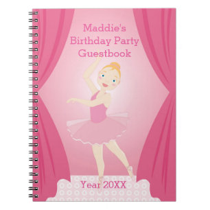 Cuaderno Fiesta de cumpleaños de bailarina
