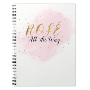 Cuaderno Fiesta de Despedida de Soltera Rosé por Todas Part