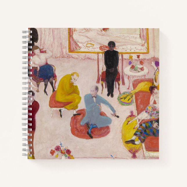 Cuaderno Fiesta de estudio de Florine Stettheimer (Anverso)