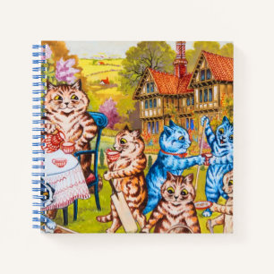 Cuaderno Fiesta de gatos en el jardín