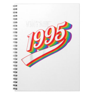Cuaderno Fiesta de Guay Vintage 1995 Cumpleaños Retro 1995