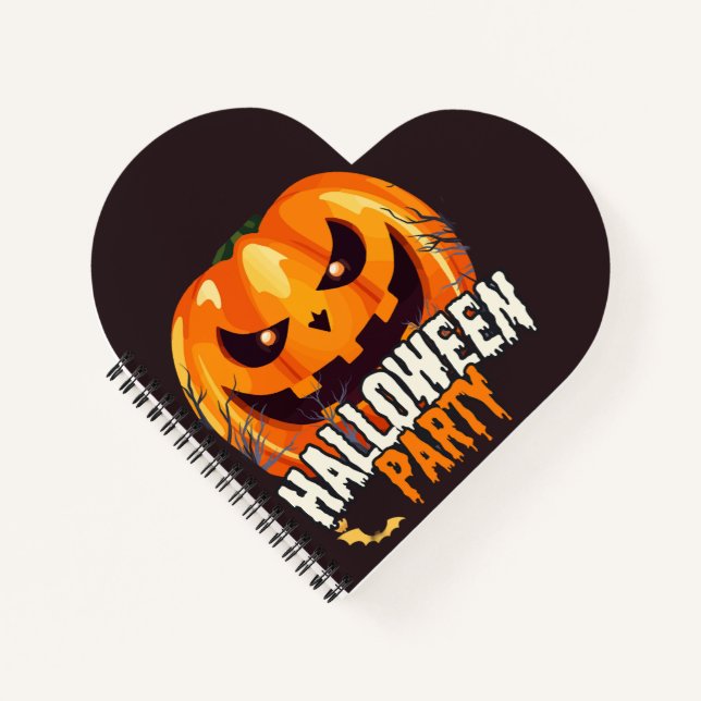 Cuaderno Fiesta de Halloween – Diseño de Jack-o’-Lantern (Anverso)