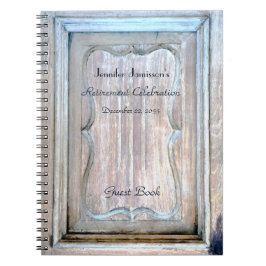 Cuaderno Fiesta de Jubilación Libro de Huéspedes, Puerta de