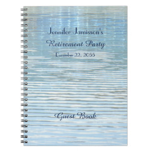 Cuaderno Fiesta de Jubilación Libro de Invitado Resumen Re