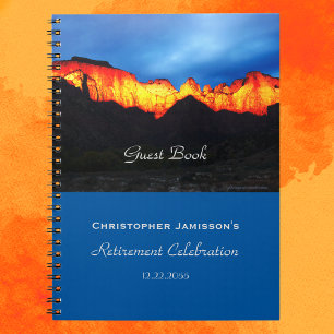 Cuaderno Fiesta de Jubilación Libro de Invitados, Nombre, Z