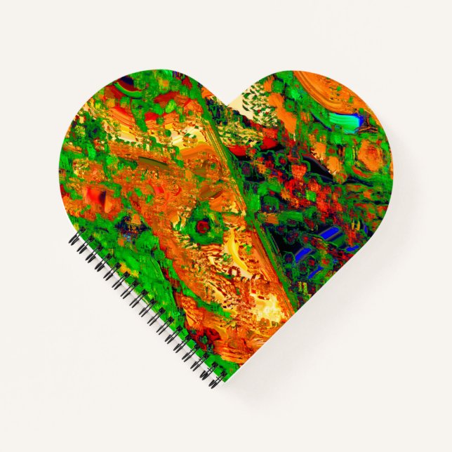 Cuaderno Fiesta de la máscara o carnaval de pinturas, naran (Anverso)