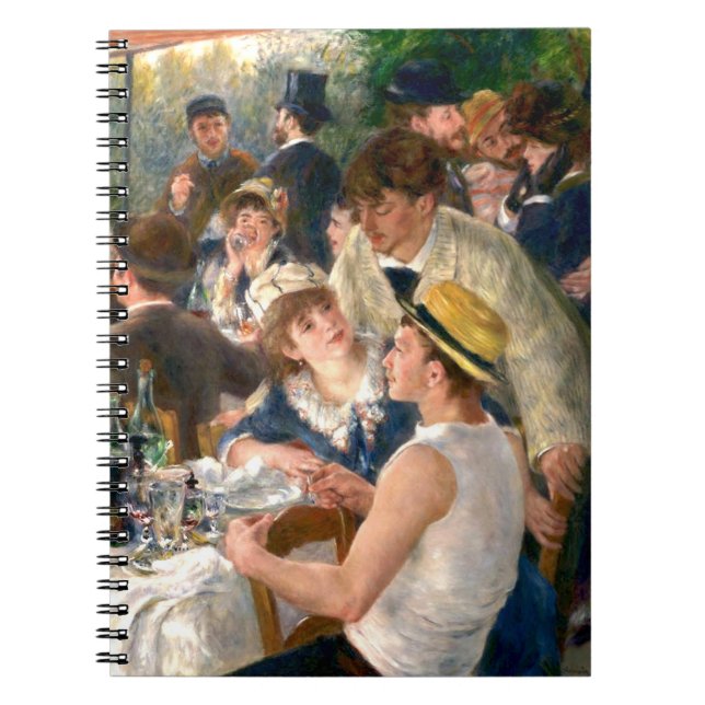 Cuaderno Fiesta de Renoir French Luncheon Boating (Frente)