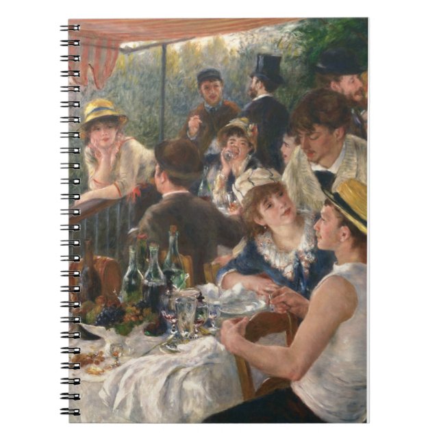 Cuaderno Fiesta de Renoir French Luncheon Boating (Frente)