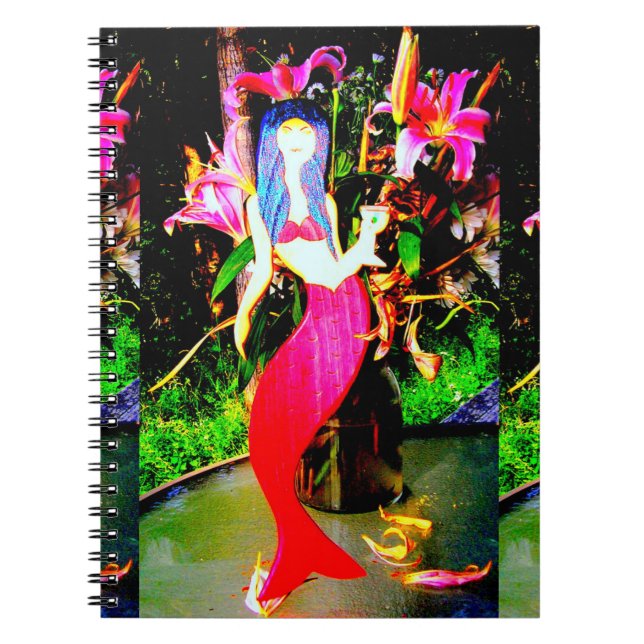 Cuaderno fiesta de sirena roja (Frente)