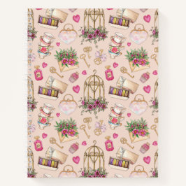 Cuaderno Fiesta de té de Rubor moderno