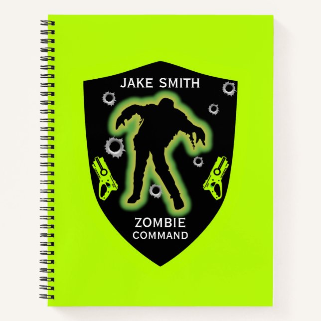 Cuaderno Fiesta de zombies para niños (Anverso)