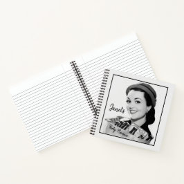 Cuaderno Fiesta del hogar Planner Cute Lady de mediados de