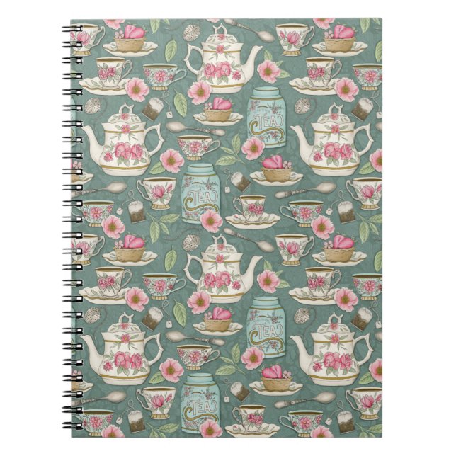 Cuaderno Fiesta del té de cosecha (Frente)