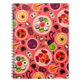 Cuaderno fiesta del té de Halloween
