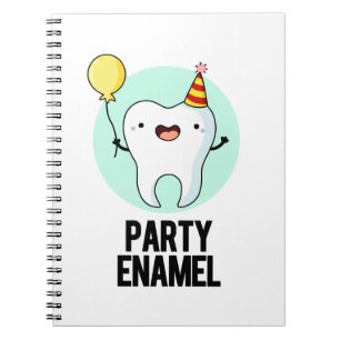Cuaderno Fiesta Enamel Funny Tooth Pun