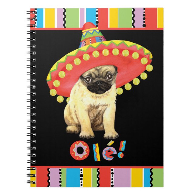 Cuaderno Fiesta Pug (Frente)
