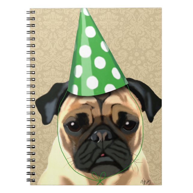 Cuaderno Fiesta Pug (Frente)