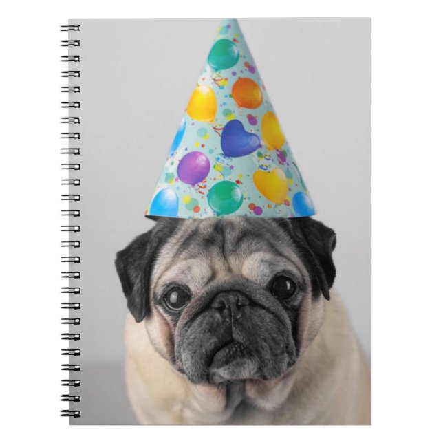 Cuaderno Fiesta Pug (Frente)
