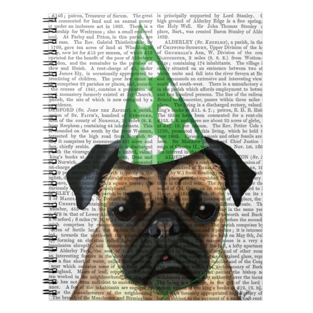 Cuaderno Fiesta Pug 2 (Frente)