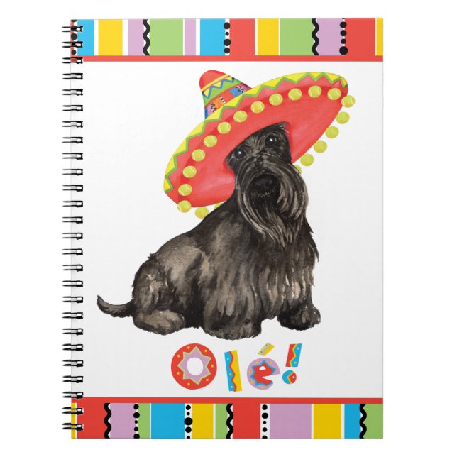 Cuaderno Fiesta Scottish Terrier (Frente)