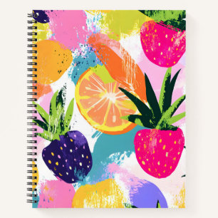 Cuaderno Fiesta tropical de frutas de verano