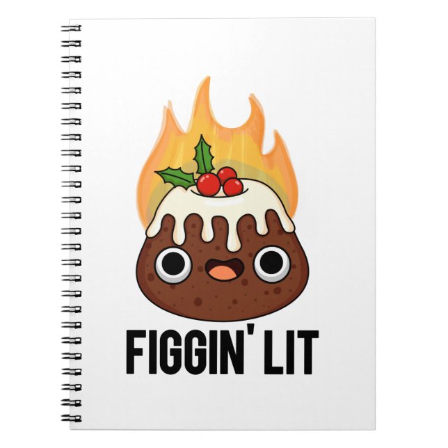 Cuaderno Figgin Lit divertido castigo de Figgy Pudding  (Frente)